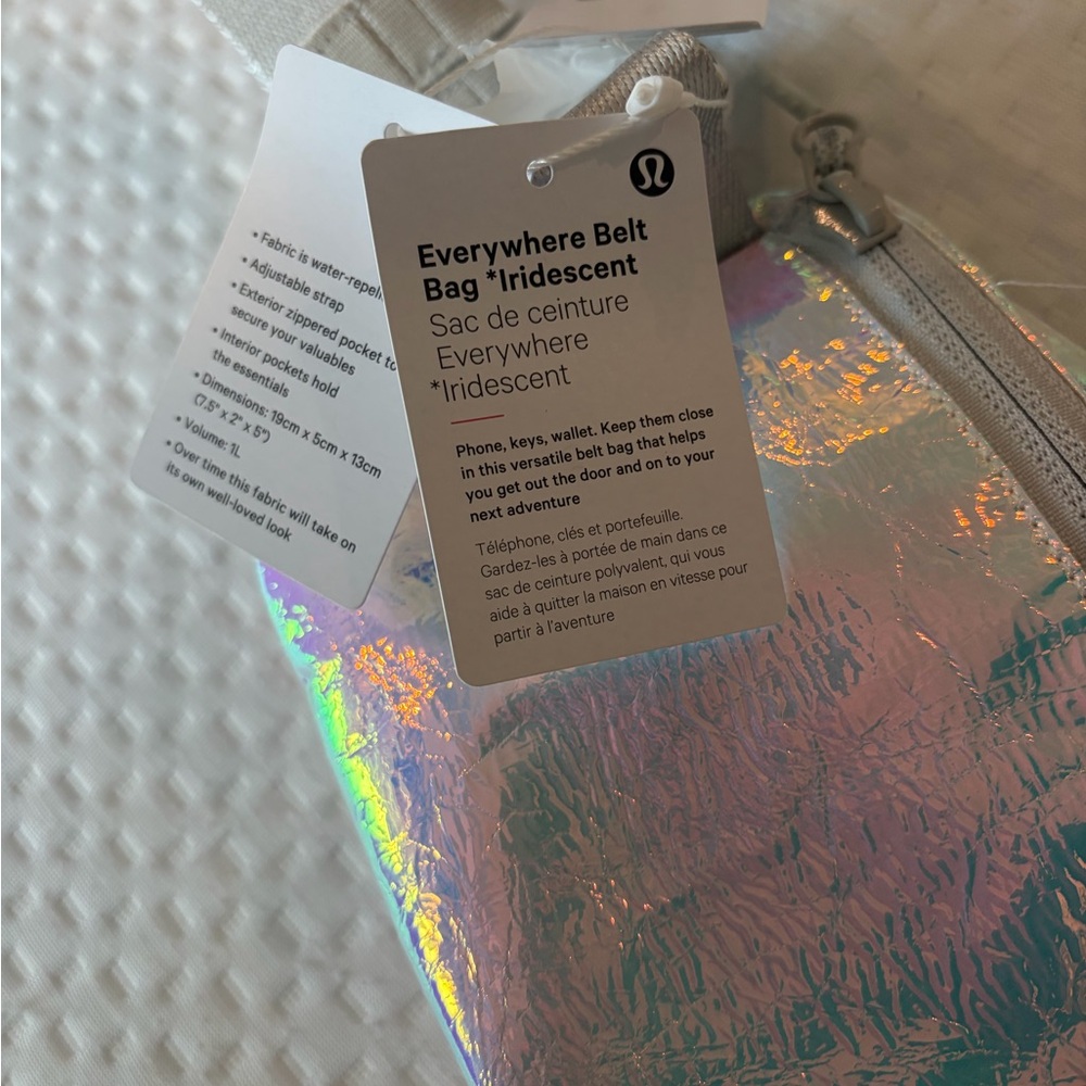 lululemon athletica Iridescent Holographic Crossbody Bag - Silver Strap - Picture 7 of 7